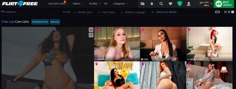 Flirt4Free With Cam Girls